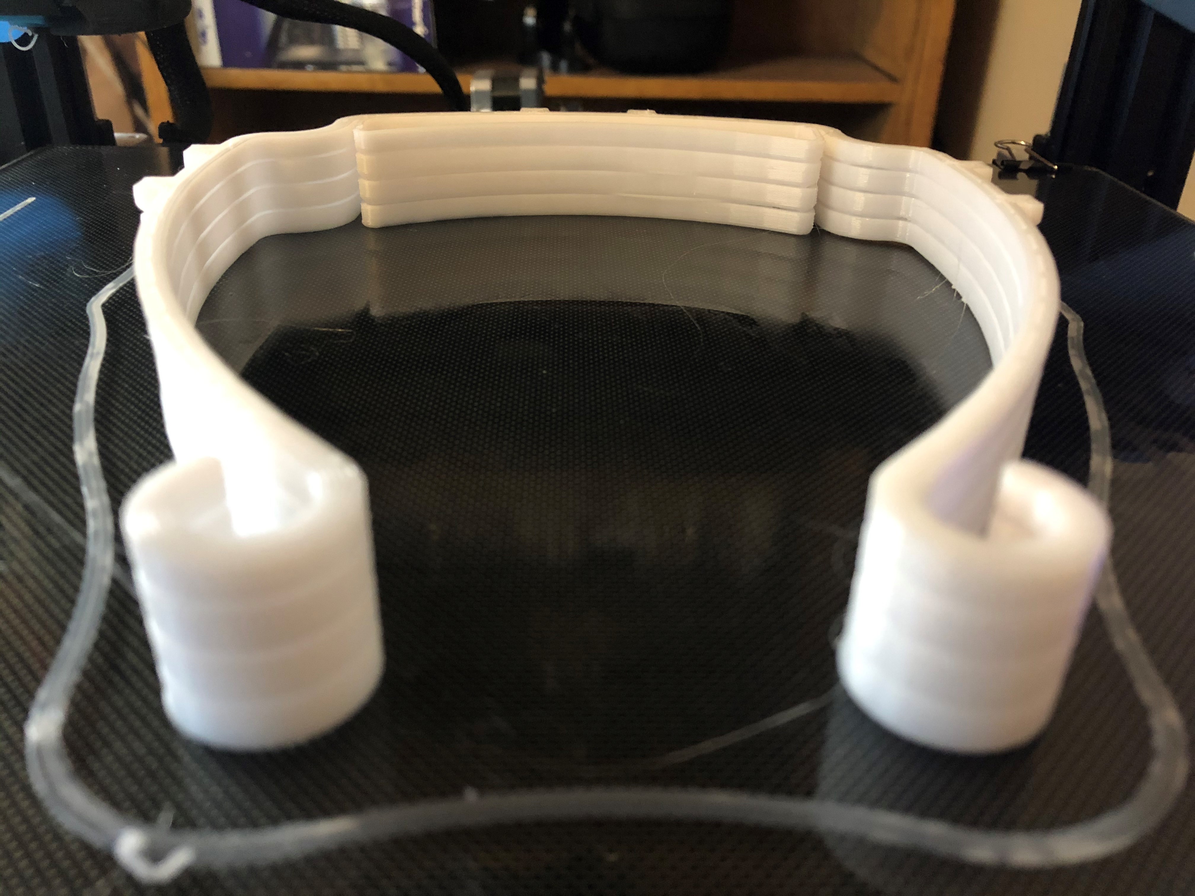Visor Frames printing 4-up