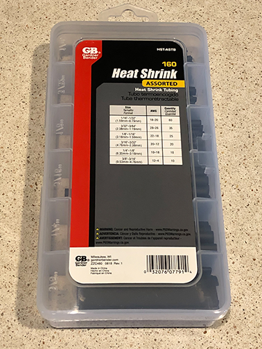 Heat Shrink Tubing - Thanks, Walmart!